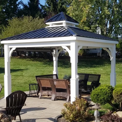 metal-roofed-white-pavilion-square-pine-acres-woodcraft
